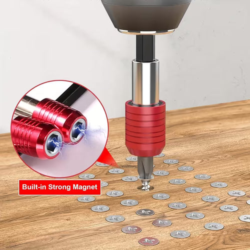 3pcs Drill Bit Extension Set with Magnetic Quick-Release Socket