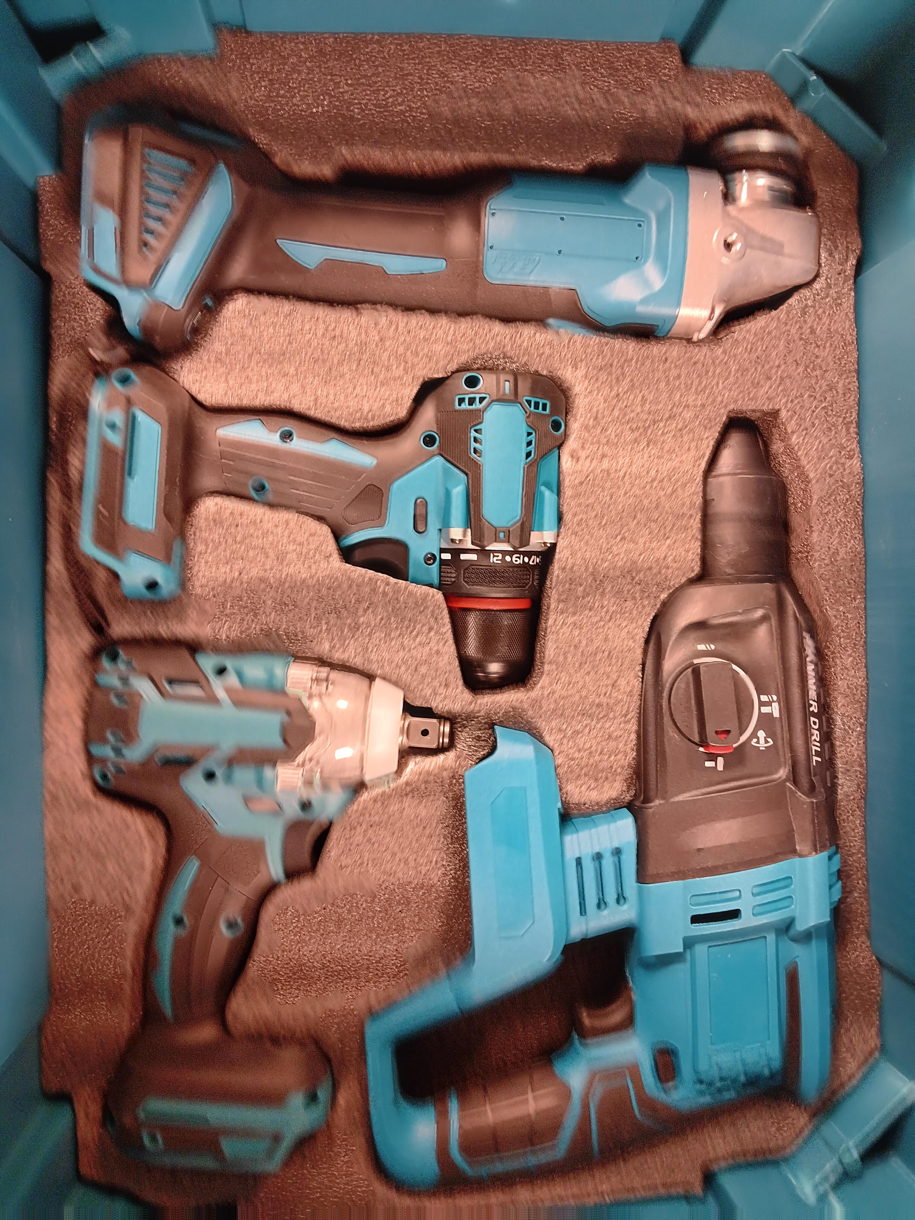 6-PIECE POWER TOOL SET