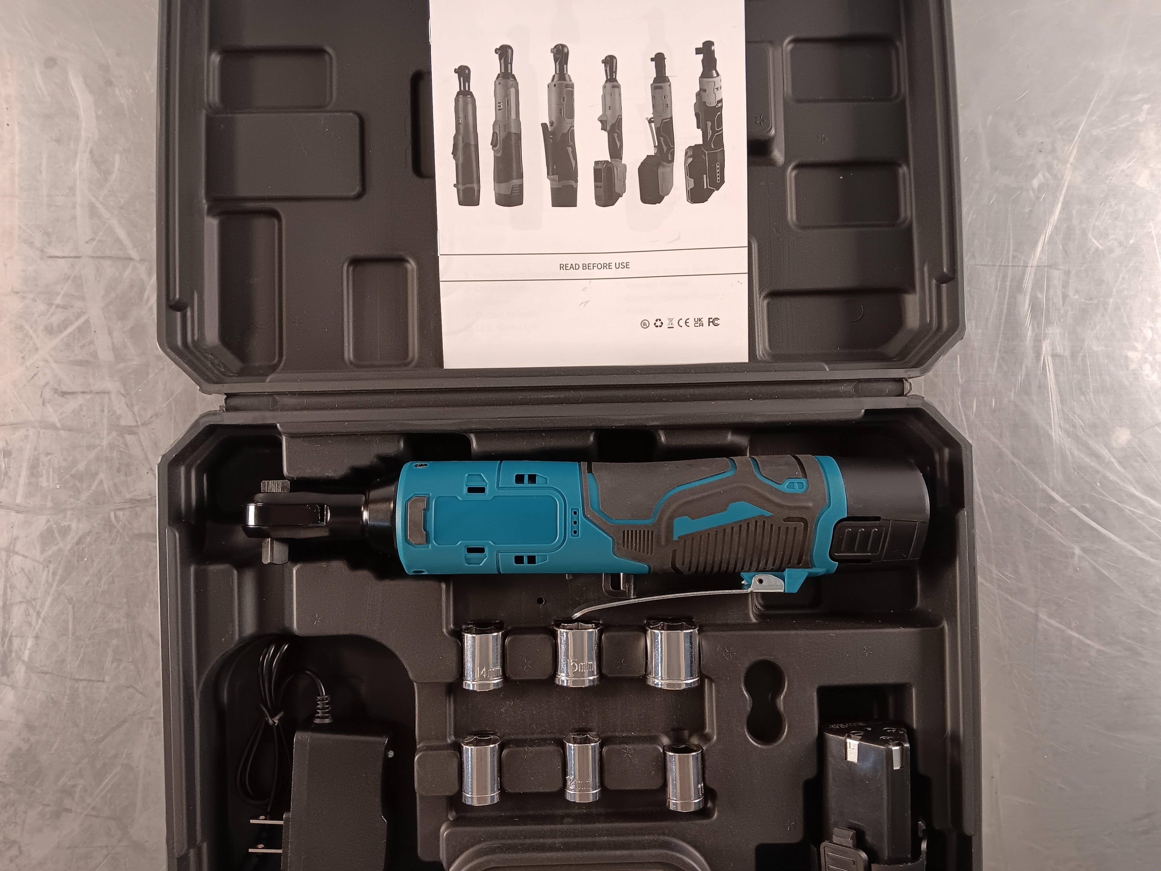 Cordless Ratchet Wrench 12V 3/8 Drive